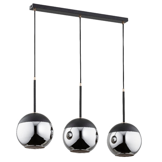 PENDANT LAMP ALFA VOLDA Black 3 x E27
