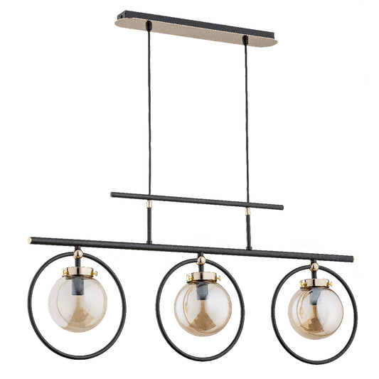 PENDANT LAMP ALFA VASIDO Black 3 x E14