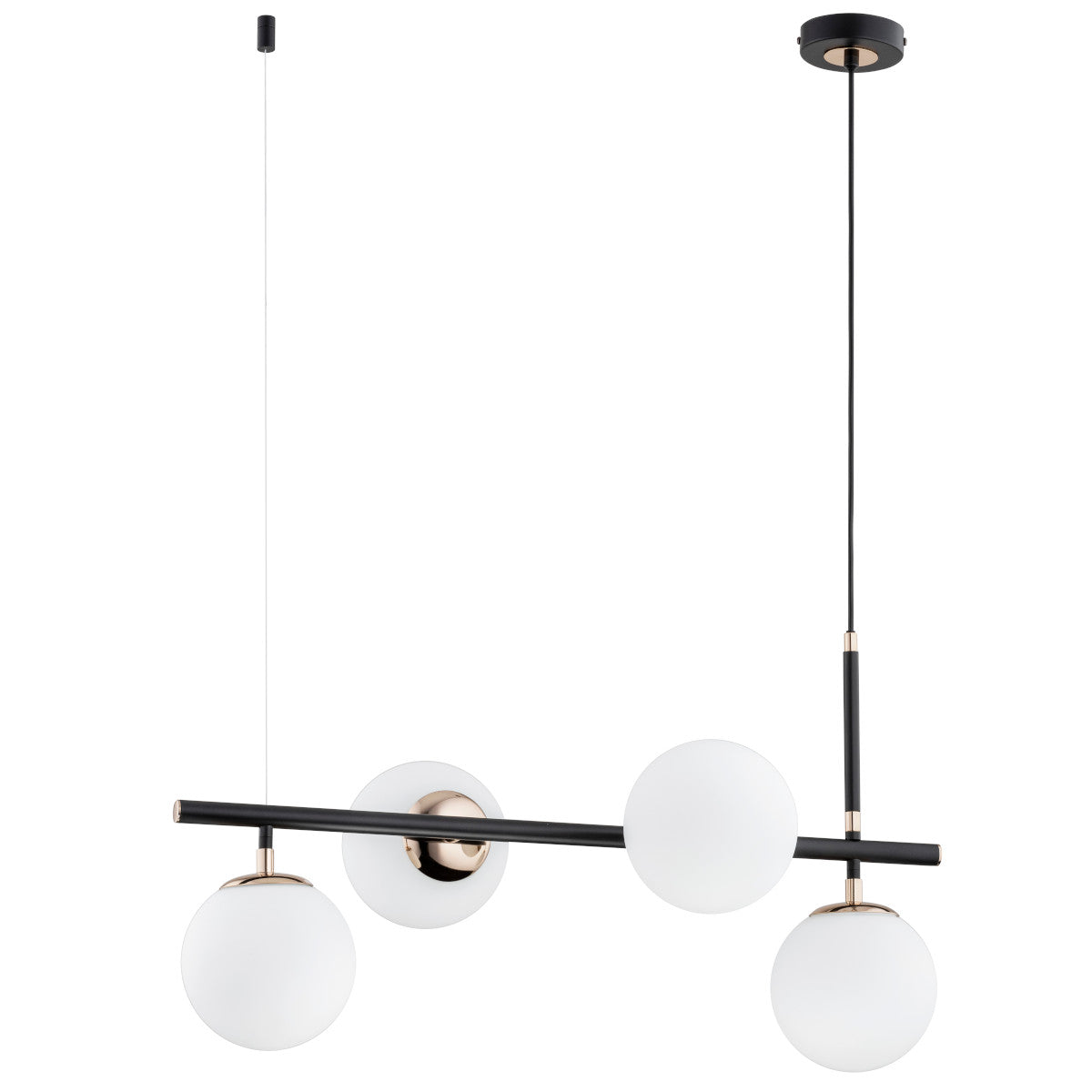 PENDANT LAMP ALFA FIORE Black 4 x E14