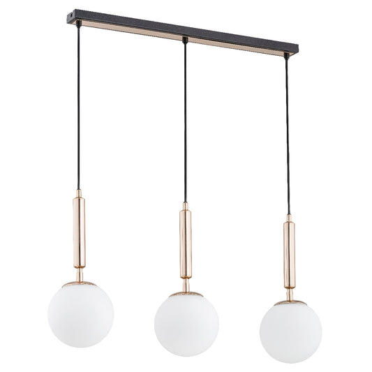 PENDANT LAMP ALFA VOLDA PICOLO Black & Gold 3 x E14