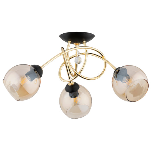CEILING LAMP ALFA MODENA Gold 3 x E27