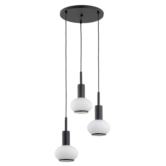 PENDANT LAMP ALFA ZEBRA Black & White 3 x E14