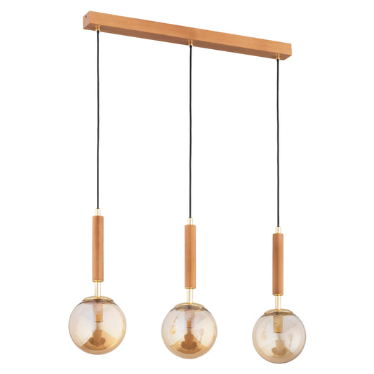 PENDANT LAMP ALFA TORI PRO  Wooden 3 x E14