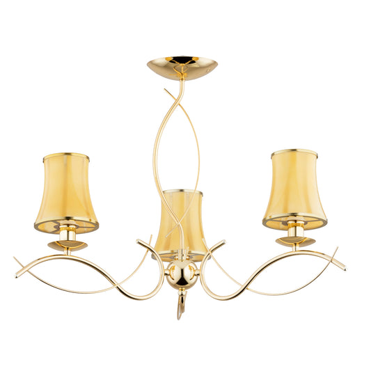 CEILING LAMP ALFA MONZA ART. Gold 3 x E14