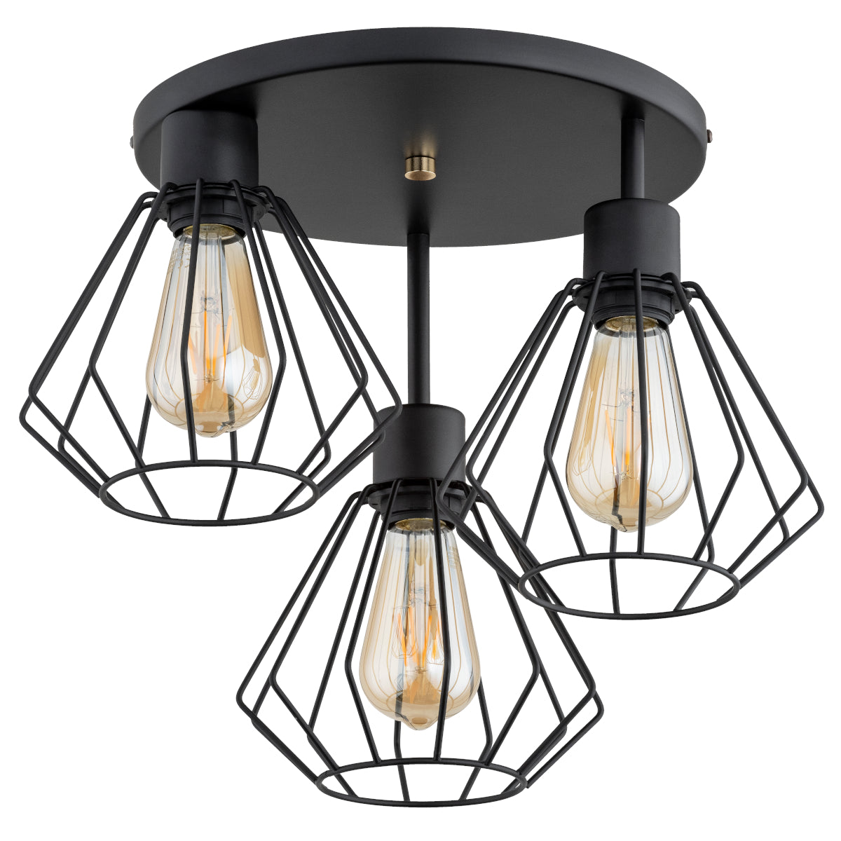 CEILING LAMP ALFA TUET MI x Black 3 x E27