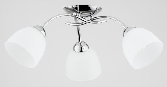 CEILING LAMP ALFA AVILA Chrome 3 x E27