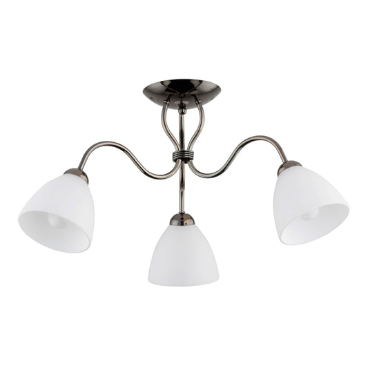 CEILING LAMP ALFA ARIEL Black Chrome 3 x E27