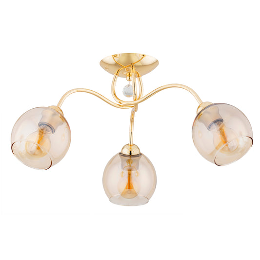 CEILING LAMP ALFA AMARILLO Gold 3 x E27