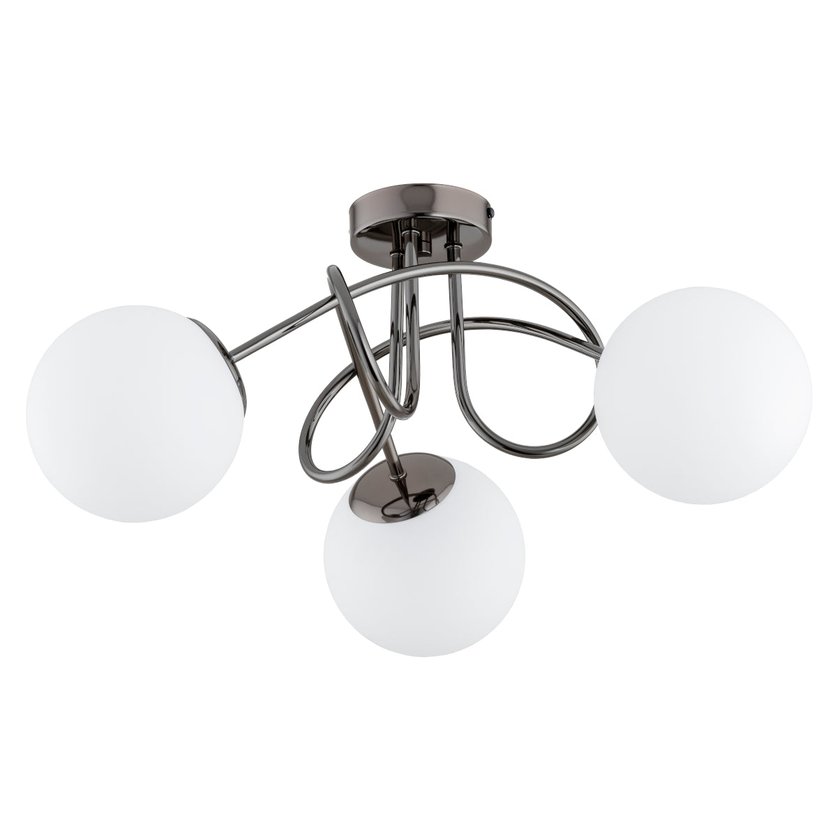 CEILING LAMP ALFA BANKO Black Chrome 3 x E14
