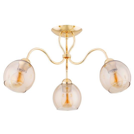 CEILING LAMP ALFA ARIEL Gold 3 x E27