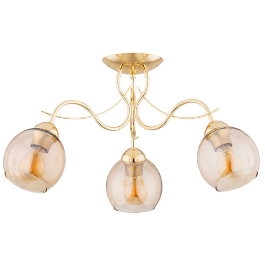 CEILING LAMP ALFA NARIA Gold 3 x E27