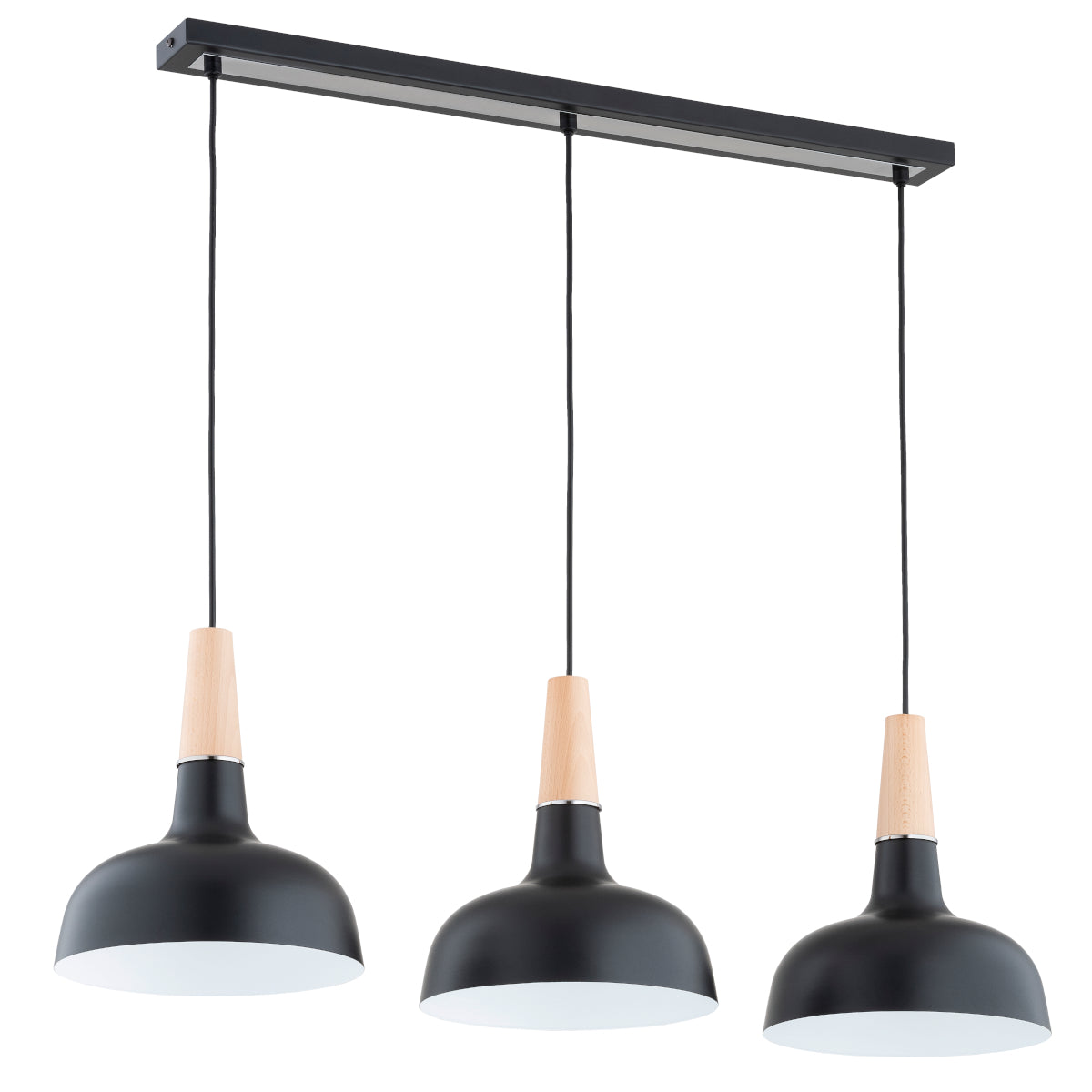 PENDANT LAMP ALFA GO x A Black 3 x E27