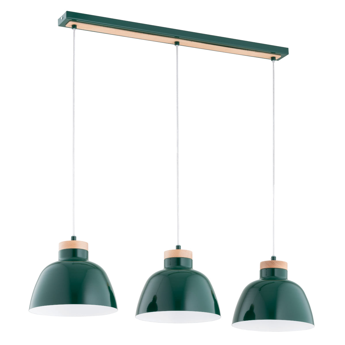 PENDANT LAMP ALFA LORIEN Green 3 x E27