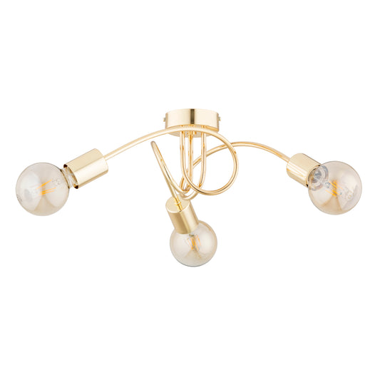 CEILING LAMP ALFA FARTA Gold 3 x E27