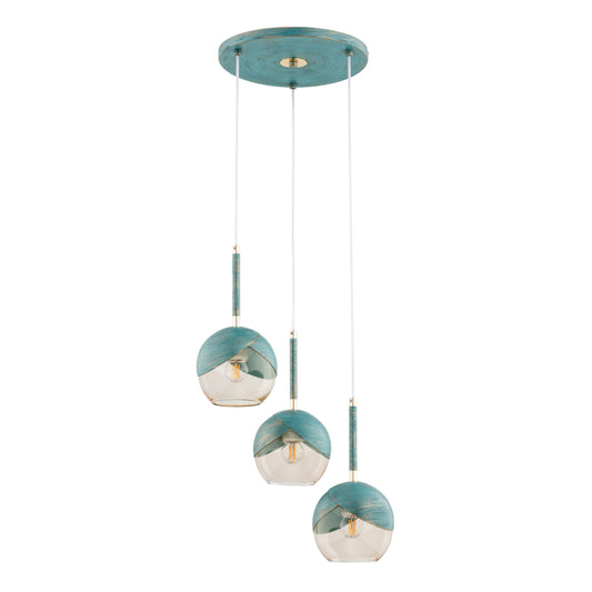 PENDANT LAMP ALFA PRADA Mint 3 x E27