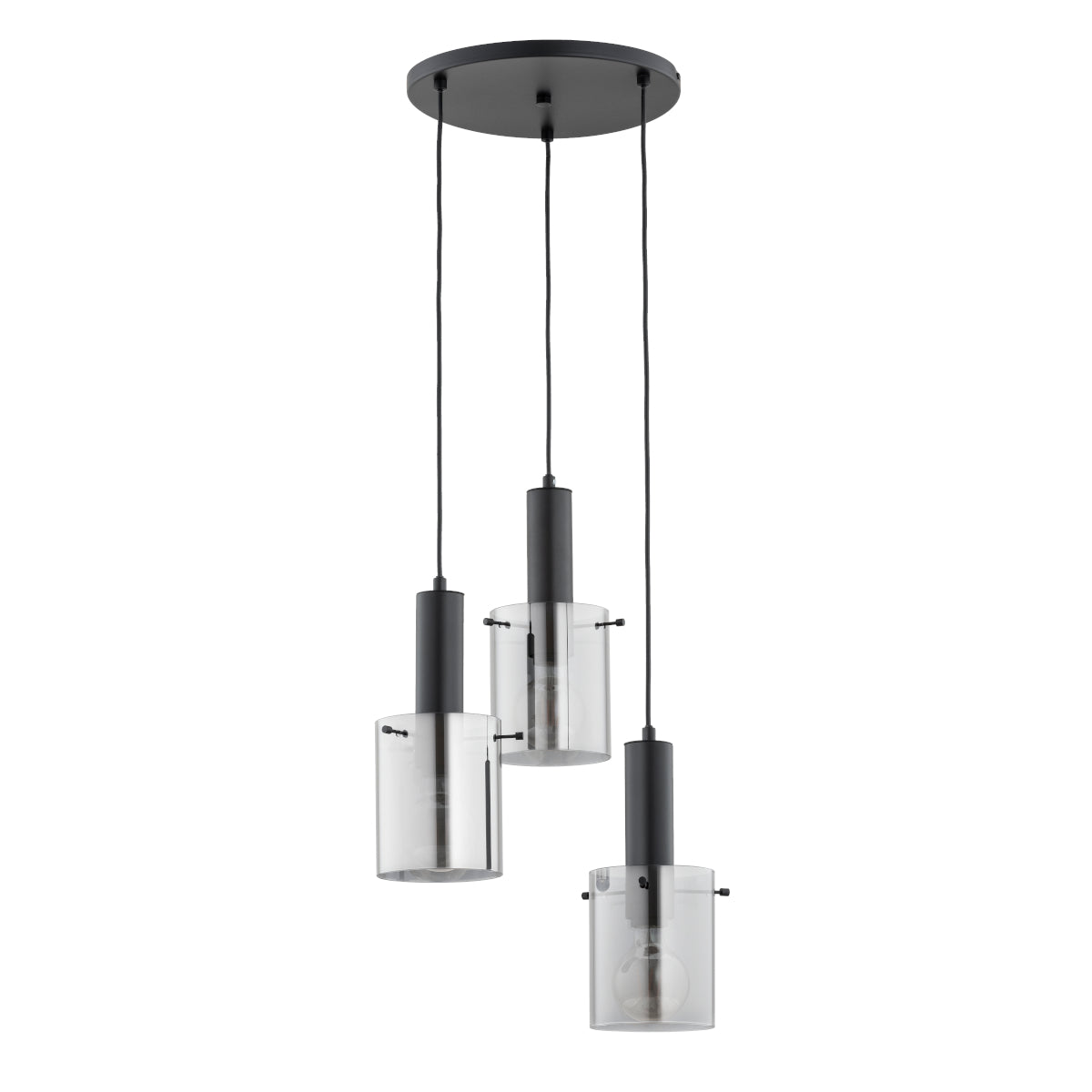 PENDANT LAMP ALFA CELIA Black 3 x E27