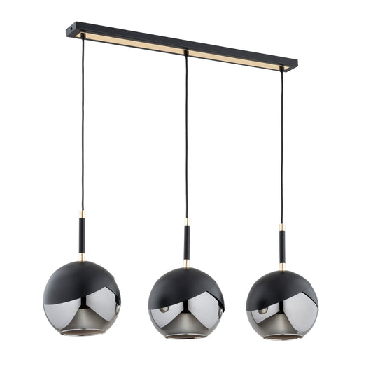 PENDANT LAMP ALFA RIDO Black 3 x E27