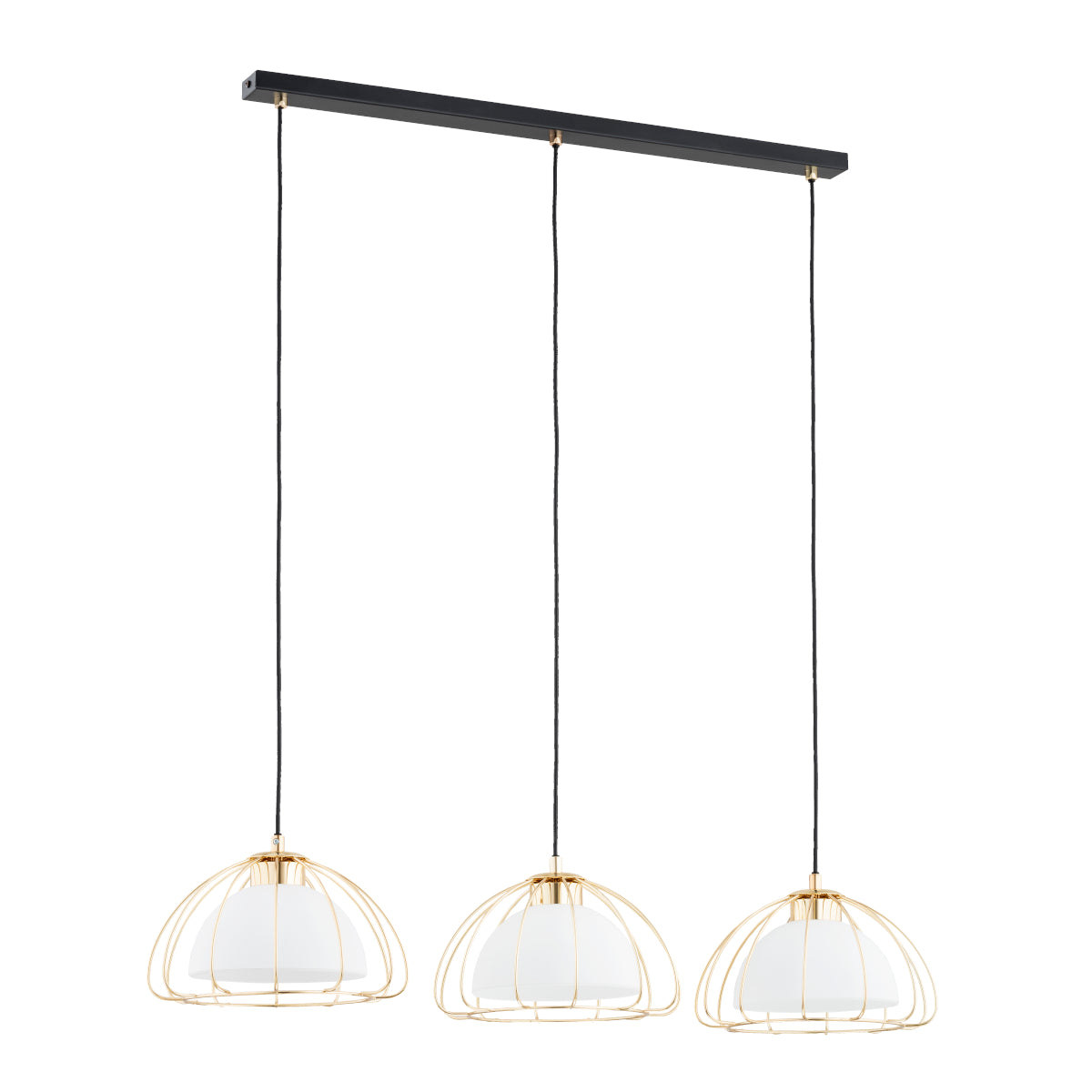 PENDANT LAMP ALFA NERSY Black & Gold 3 x E27