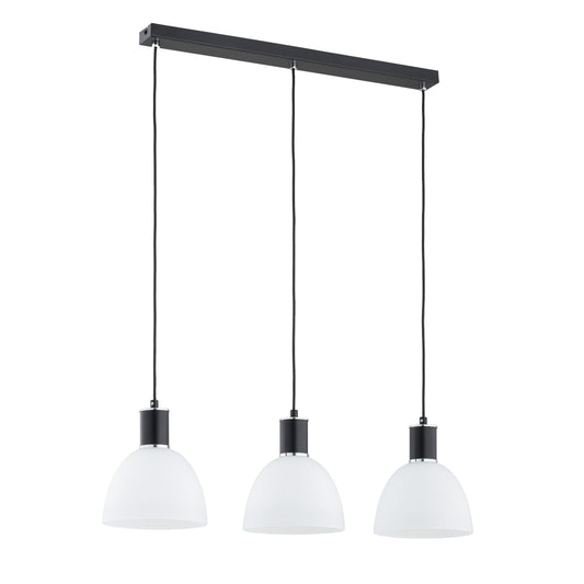 PENDANT LAMP ALFA SANBRI Black & White 3 x E27