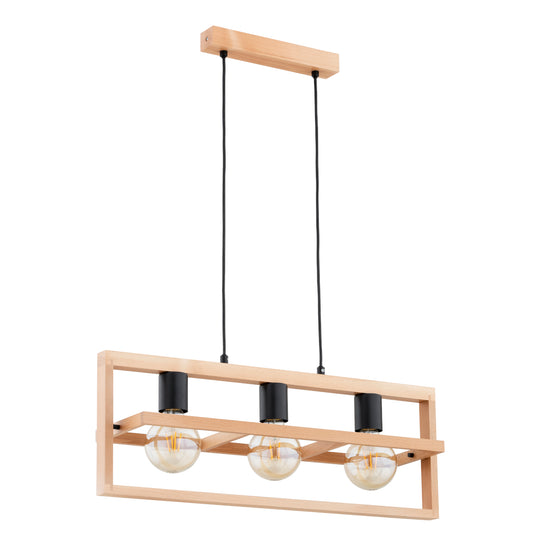 PENDANT LAMP ALFA REZON  Wooden 3 x E27