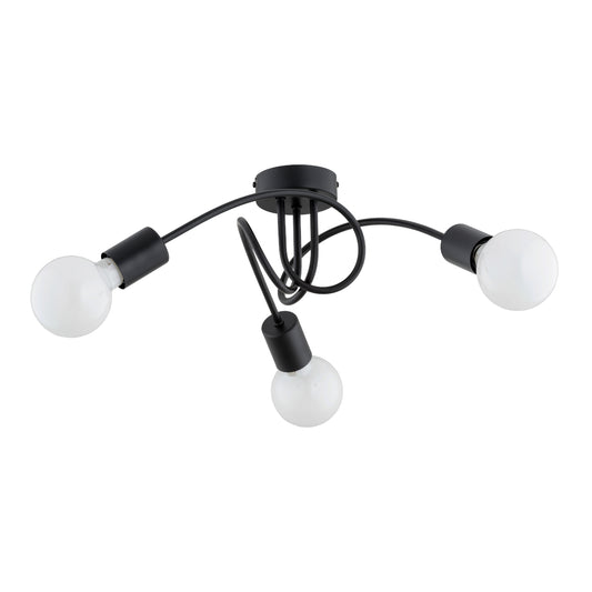 CEILING LAMP ALFA FARTA Black 3 x E27