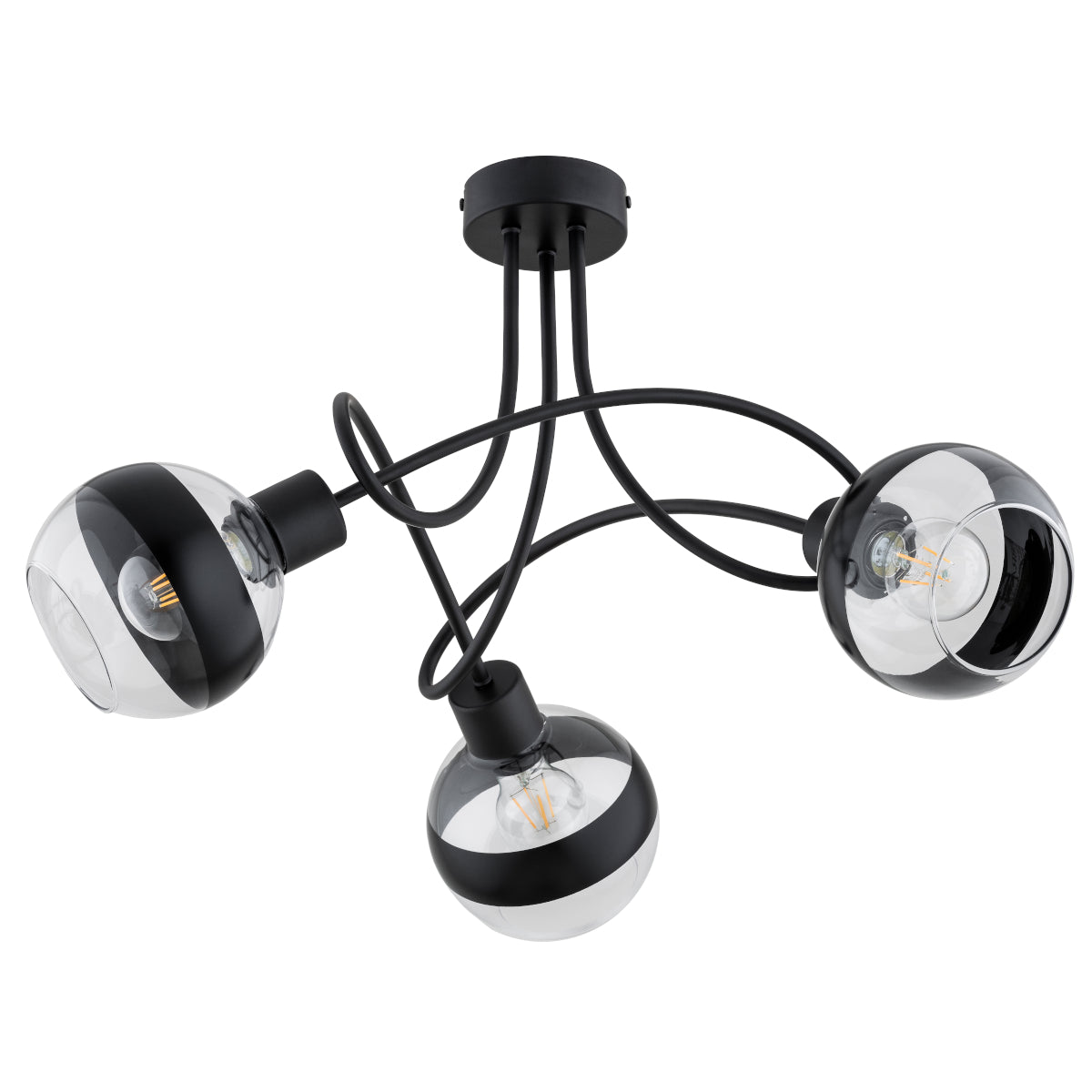 CEILING LAMP ALFA KARO 1 Black 3 x E27