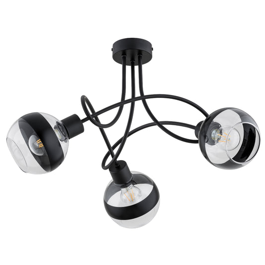 CEILING LAMP ALFA KARO 1 Black 3 x E27