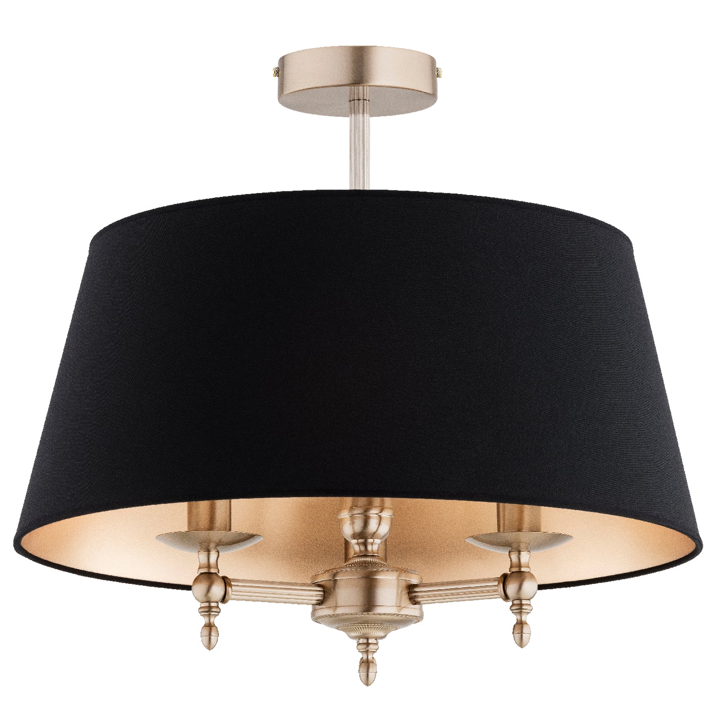 CEILING LAMP ALFA ROKSANA Gold & Black 3 x E14