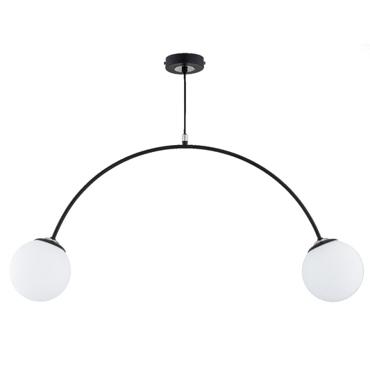 CEILING LAMP ALFA BEND Black & White 2 x E14
