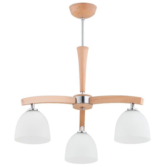 CEILING LAMP ALFA A x IM  Wooden 3 x E27