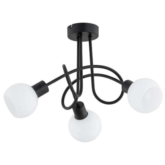 CEILING LAMP ALFA ERYKA Black 3 x E14