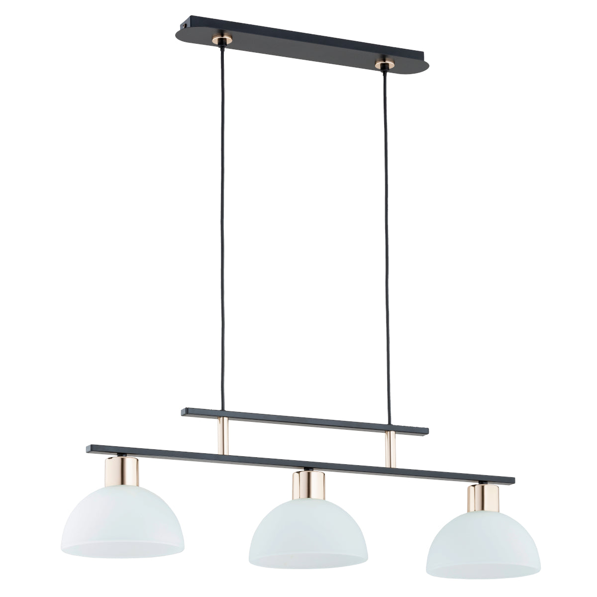 PENDANT LAMP ALFA ETIUDA Black 3 x E27