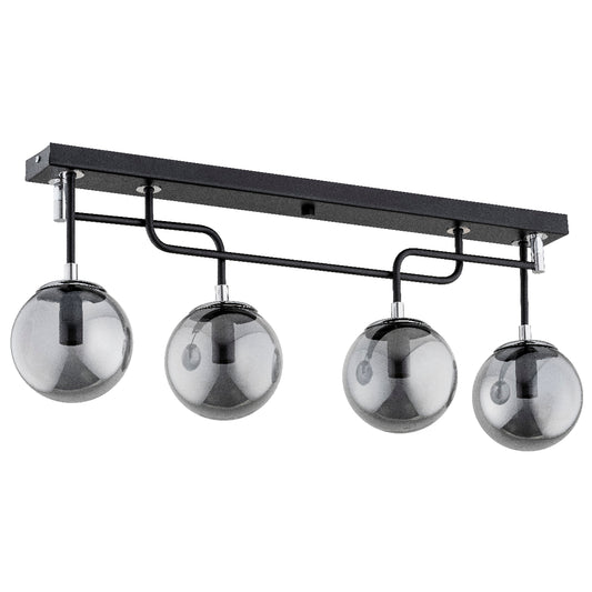CEILING LAMP ALFA GATUS Black 4 x E14
