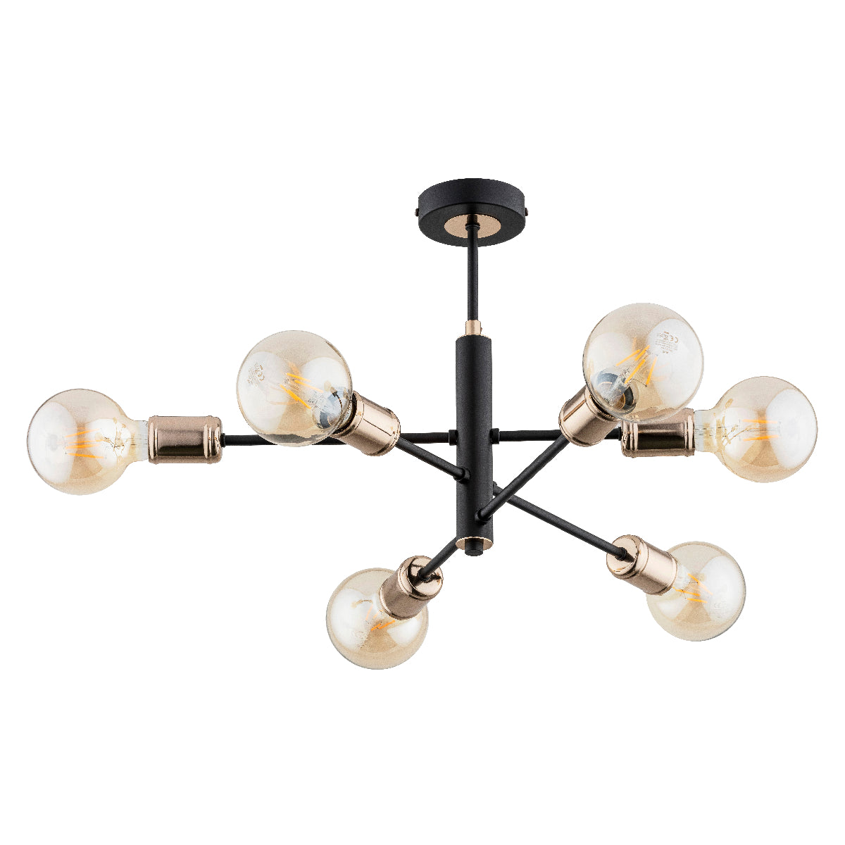 CEILING LAMP ALFA ORIS Black 6 x E27