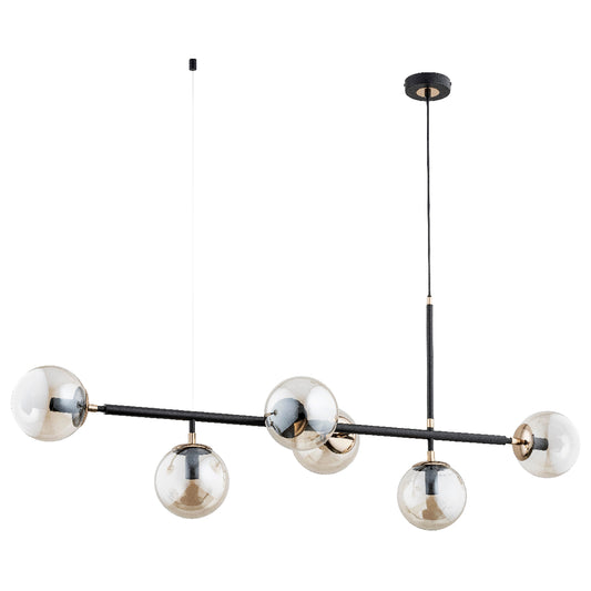PENDANT LAMP ALFA PRIMO Black 6 x E14