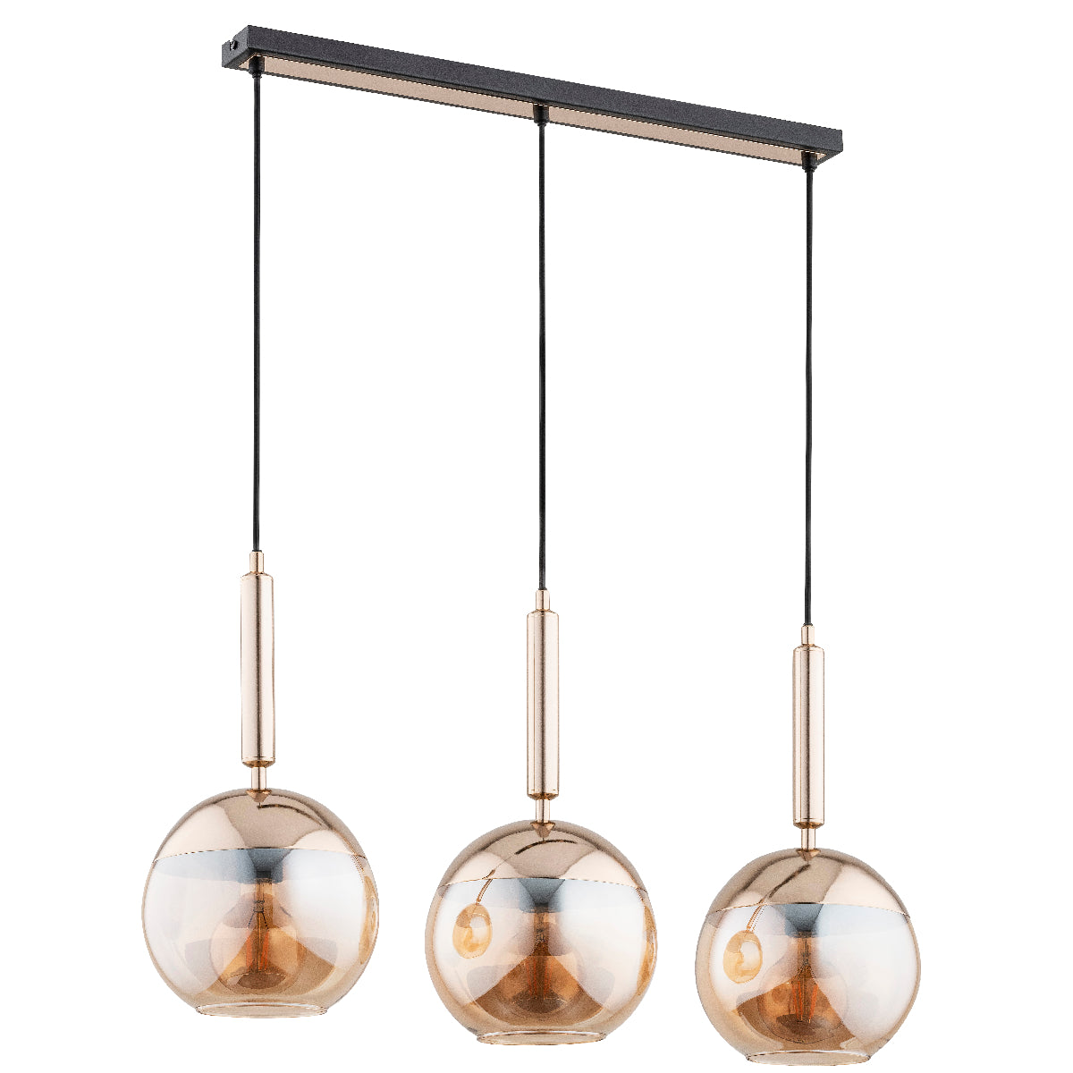 PENDANT LAMP ALFA VOLDA NEW Gold 3 x E27