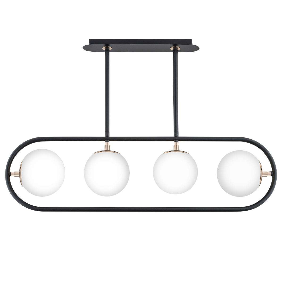 CEILING LAMP ALFA SARAN Black & White 4 x E14