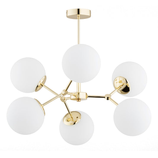 CEILING LAMP ALFA FOTON Gold 6 x E14