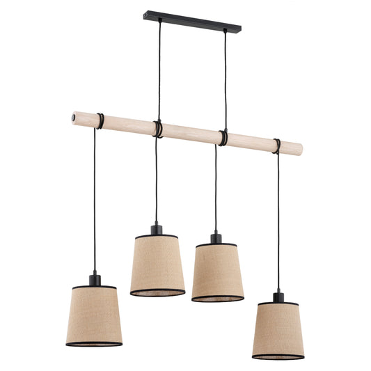 PENDANT LAMP ALFA REJA  Wooden 4 x E27