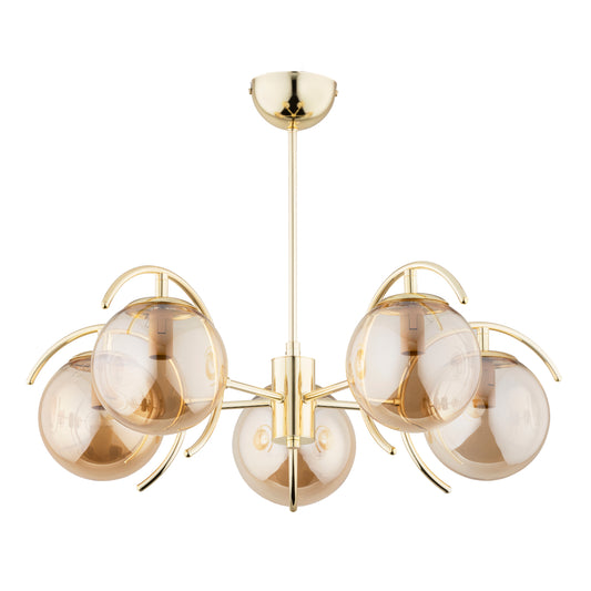 CEILING LAMP ALFA EL-DORADO Gold 5 x E14