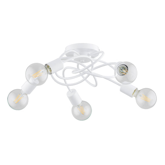 CEILING LAMP ALFA MA x IS White 5 x E27