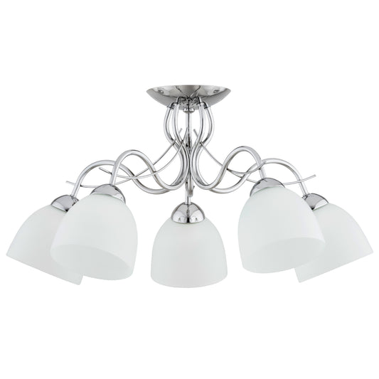 CEILING LAMP ALFA ARINA Chrome 5 x E27