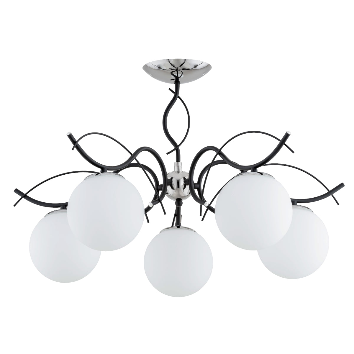 CEILING LAMP ALFA YUTA Black 5 x E14