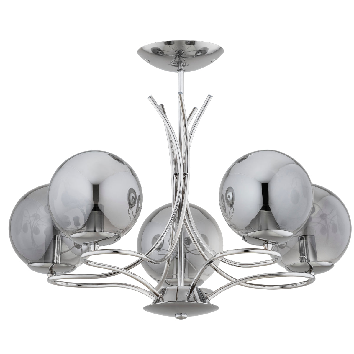 CEILING LAMP ALFA SENTIA Chrome 5 x E14
