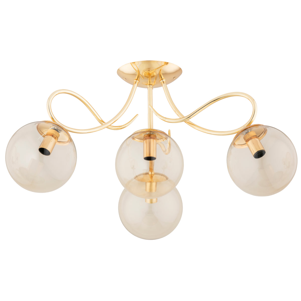 CEILING LAMP ALFA O x A Gold 4 x E14