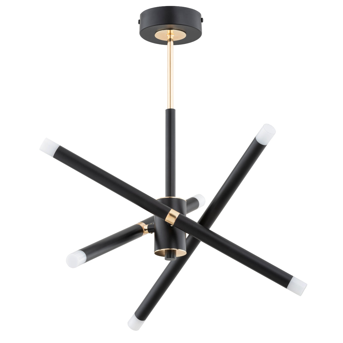 CEILING LAMP ALFA OVILI Black & Gold 6 x G9 LED