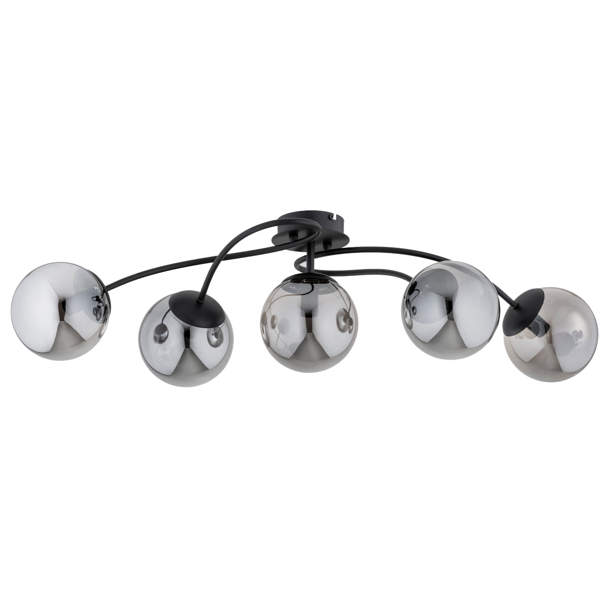 CEILING LAMP ALFA GILIAN Black 5 x E14