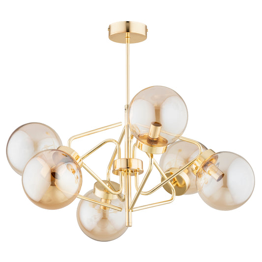 CEILING LAMP ALFA BARSUM MI x  Gold 6 x E14
