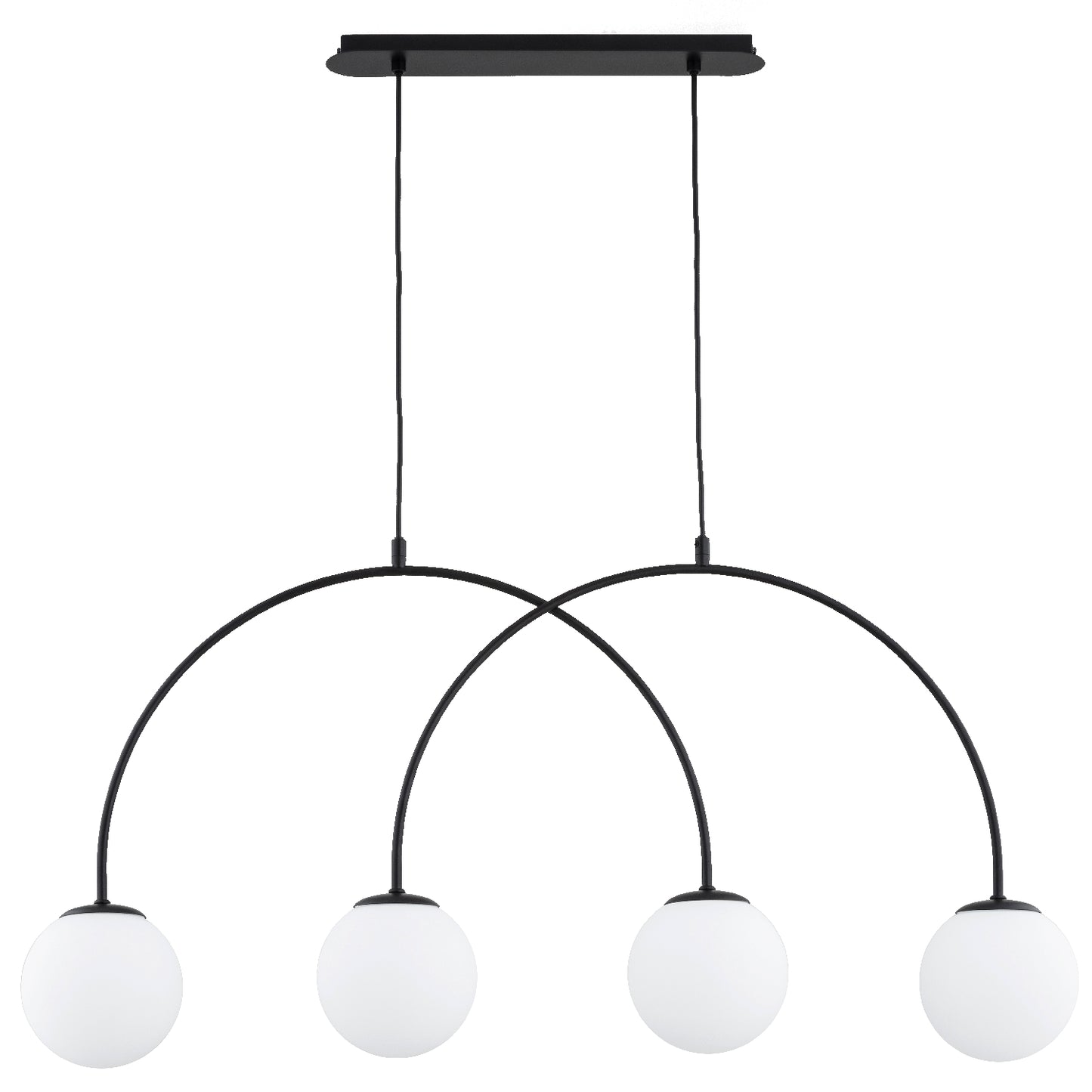 PENDANT LAMP ALFA BENDO Black & White 4 x E14