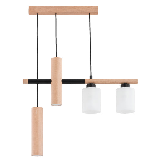 CEILING LAMP ALFA NIMIR  Wooden 2 x E27 & 2 x GU10